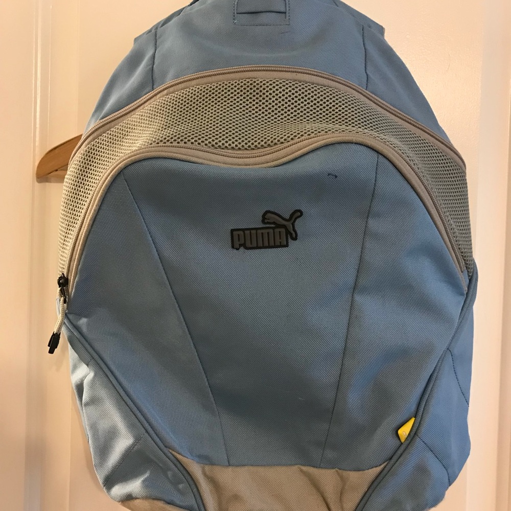 Puma light blue backpack